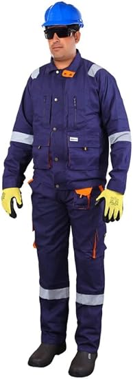 American Safety Men's European Style Coveralls Work Utility Coveralls