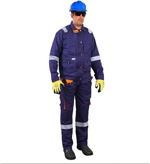 American Safety Men's European Style Coveralls Work Utility Coveralls