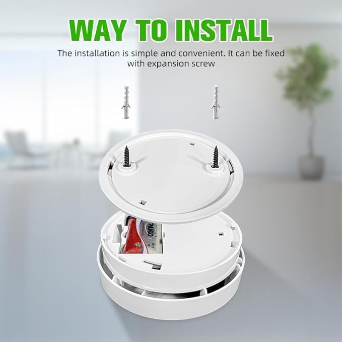 Smoke alarms for home 2pack portable and genuine