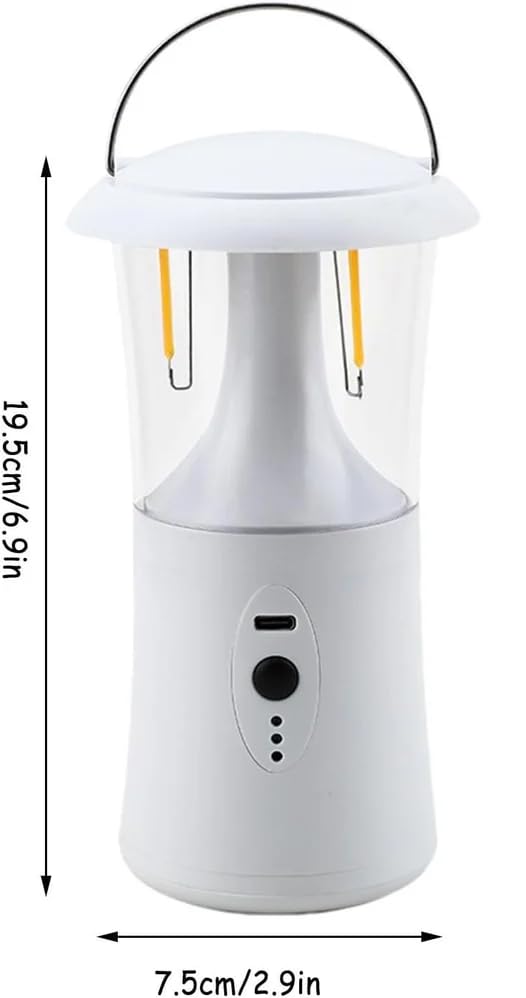 Rechargeable LED Camping Lantern with USB-C Fast Charging