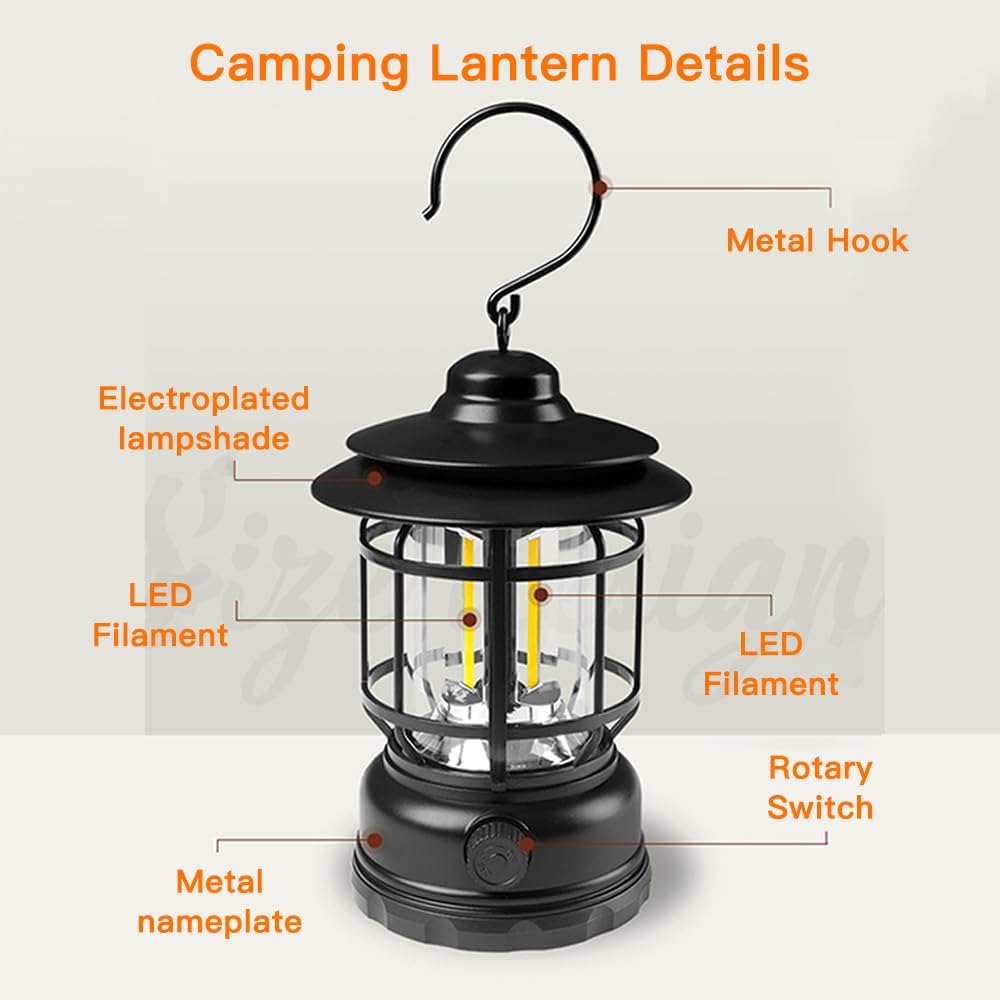 Elite Vintage Waterproof Camping Lantern™