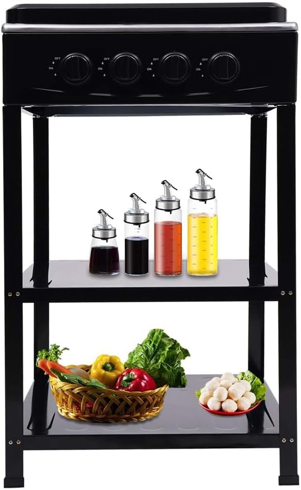 4-Burner Portable Gas Stove, High-Efficiency Cooking
