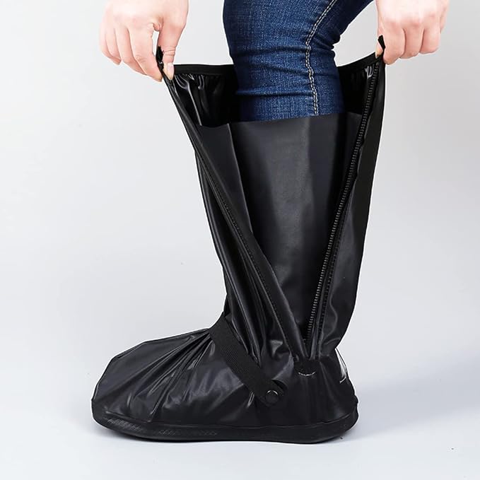 Waterproof Rain Boot Shoe Covers with Reflector