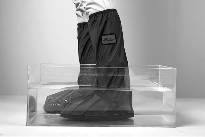 Waterproof Rain Boot Shoe Covers with Reflector