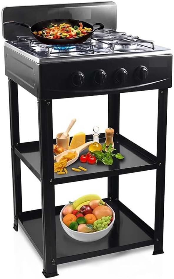 4-Burner Portable Gas Stove, High-Efficiency Cooking