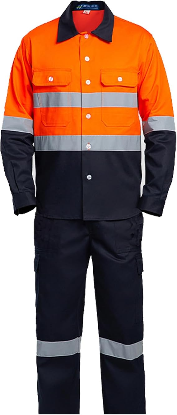 Unisex Coverall Work Jacket & Pants Suit