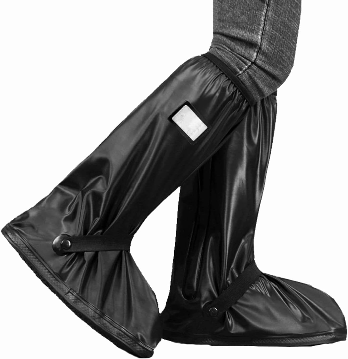 Waterproof Rain Boot Shoe Covers with Reflector