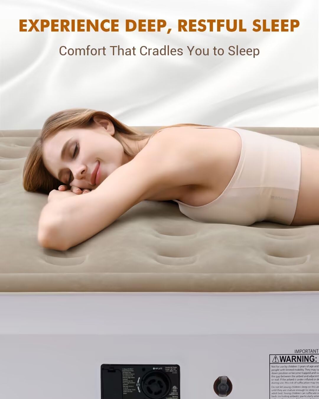 Elevated Inflatable Air Bed ,size varies