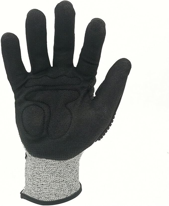 Anti-Vibration Heavy Duty Safety Work Gloves,Cut Resistant Safety Impact Glove
