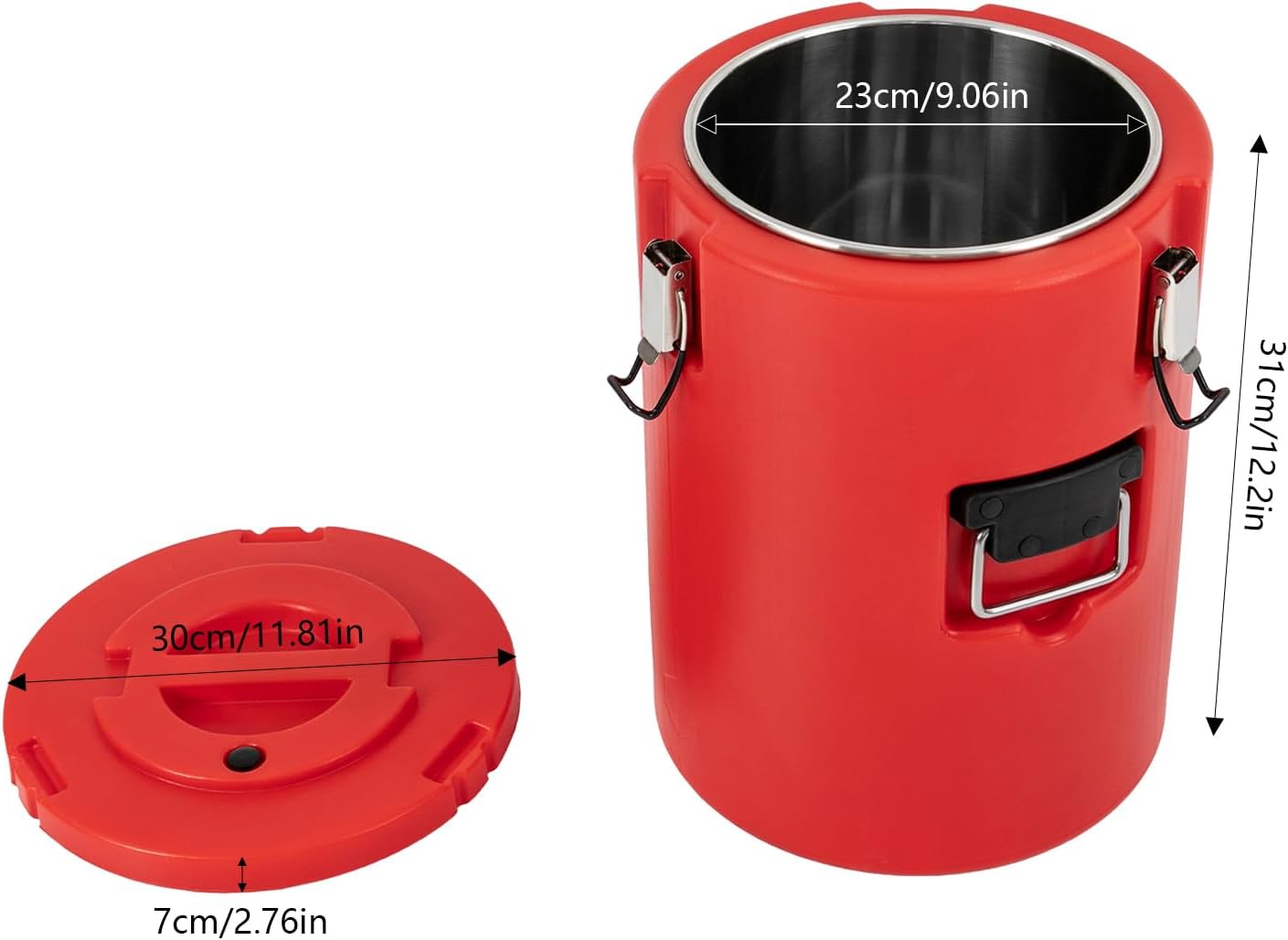 Portable Commercial Food Warmer, Insulated Bucket