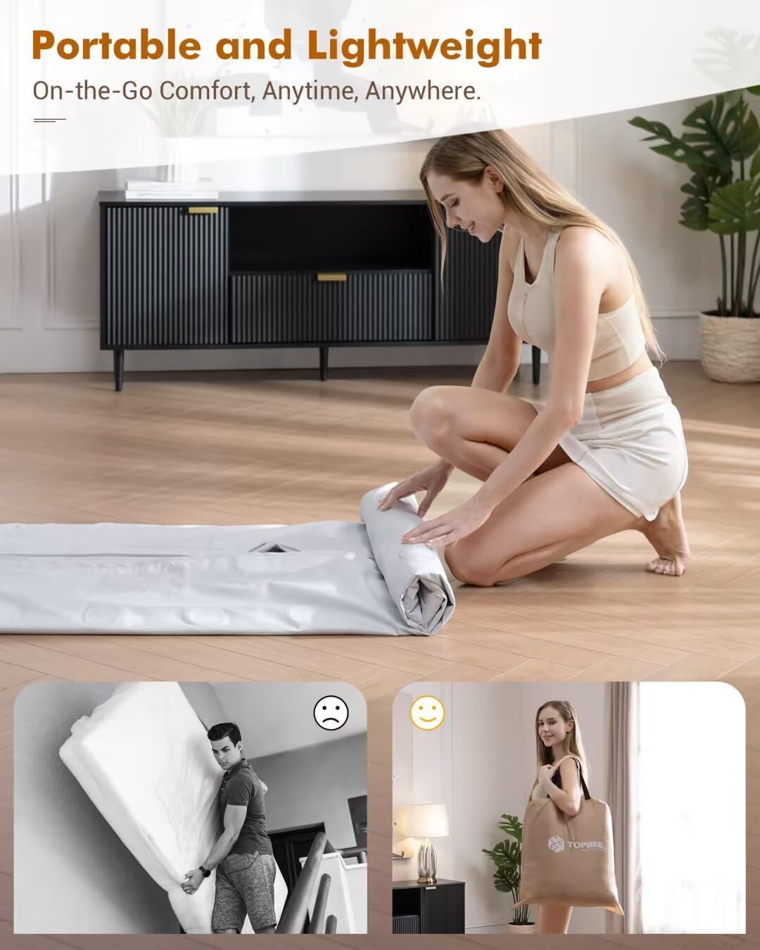 Elevated Inflatable Air Bed ,size varies