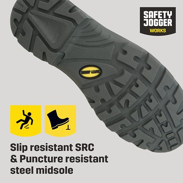 SAFETY JOGGER Bestboy Safety Shoes with Steel Toe Cap Men's Lightweight