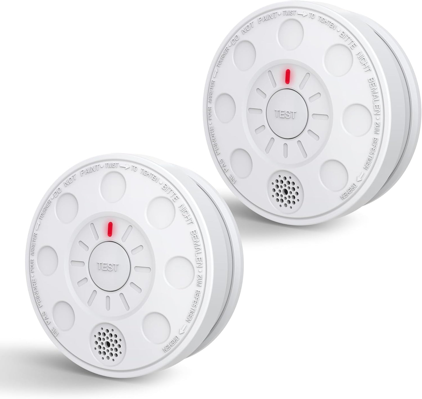 Smoke alarms for home 2pack portable and genuine