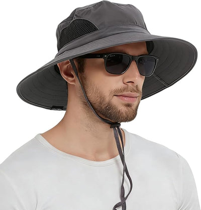 Sun Hat for Men/Women, Waterproof Wide Brim
