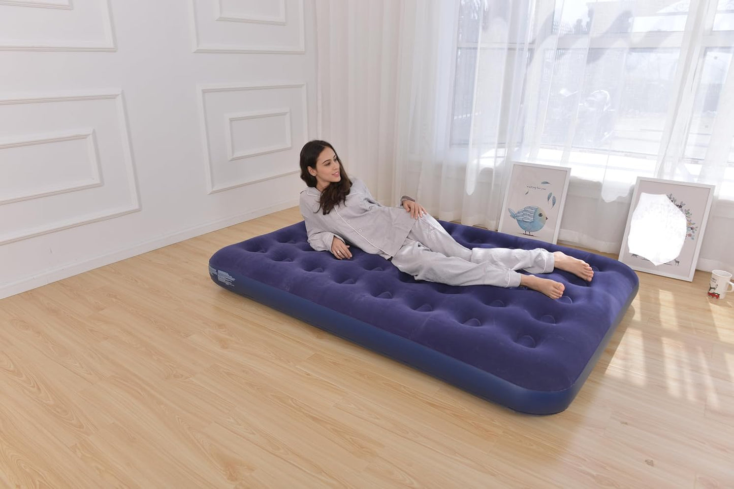 Intex Air mattress 4by6 size with air pump