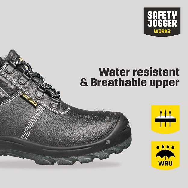 SAFETY JOGGER Bestboy Safety Shoes with Steel Toe Cap Men's Lightweight