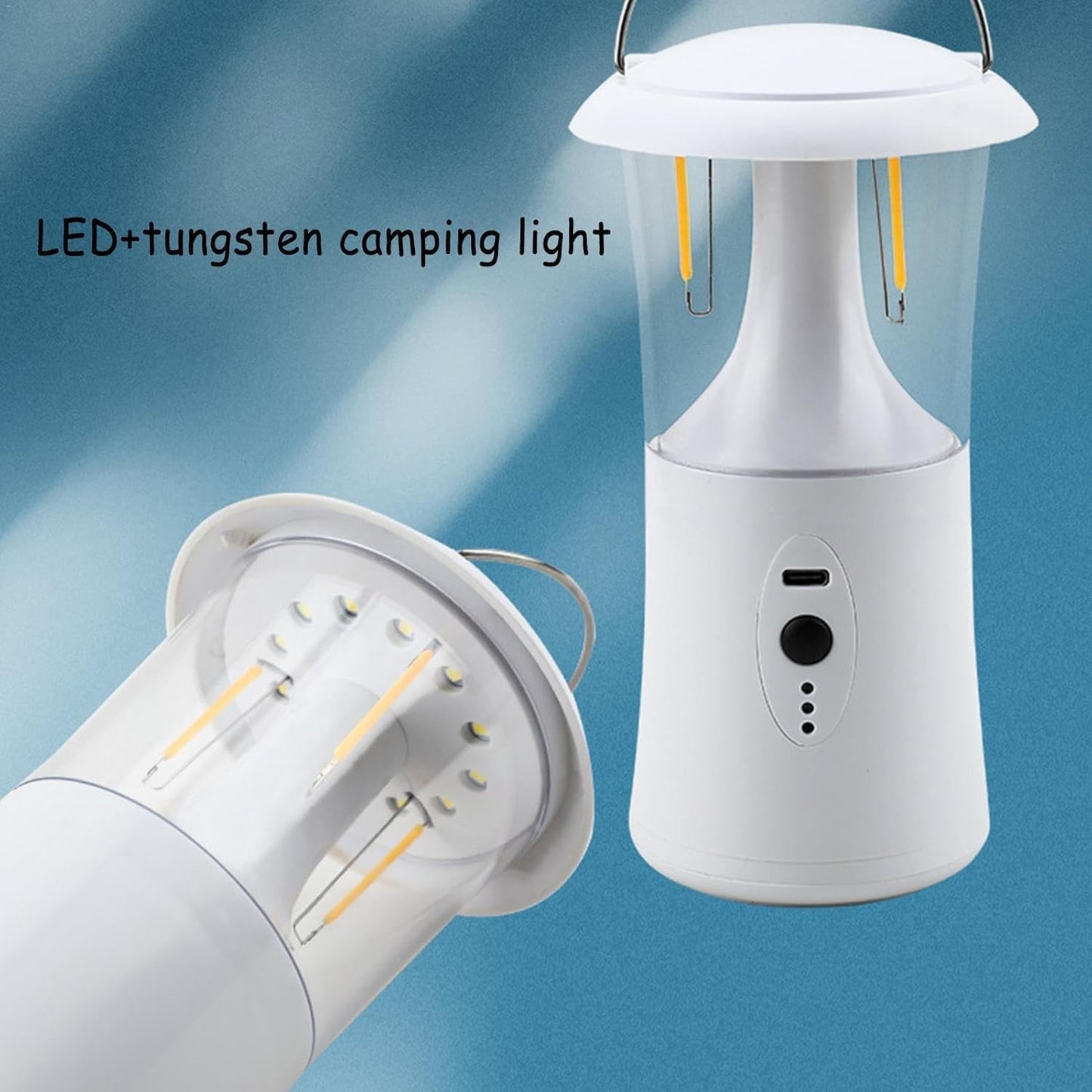 Rechargeable LED Camping Lantern with USB-C Fast Charging