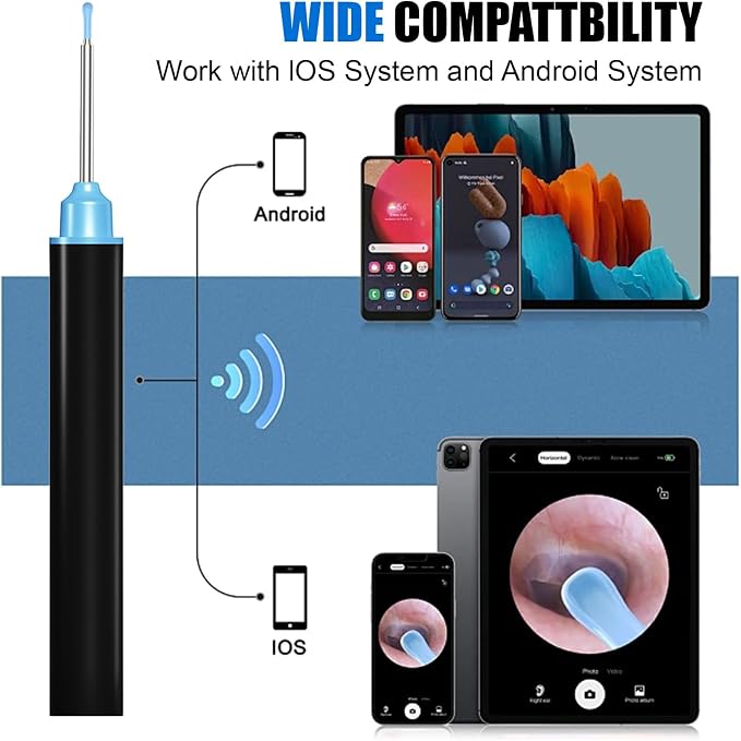 Earwax Remover Tool with 18 Pcs Set IOS/Android