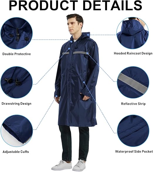 unisex-adult Raincoat Raincoat color vary