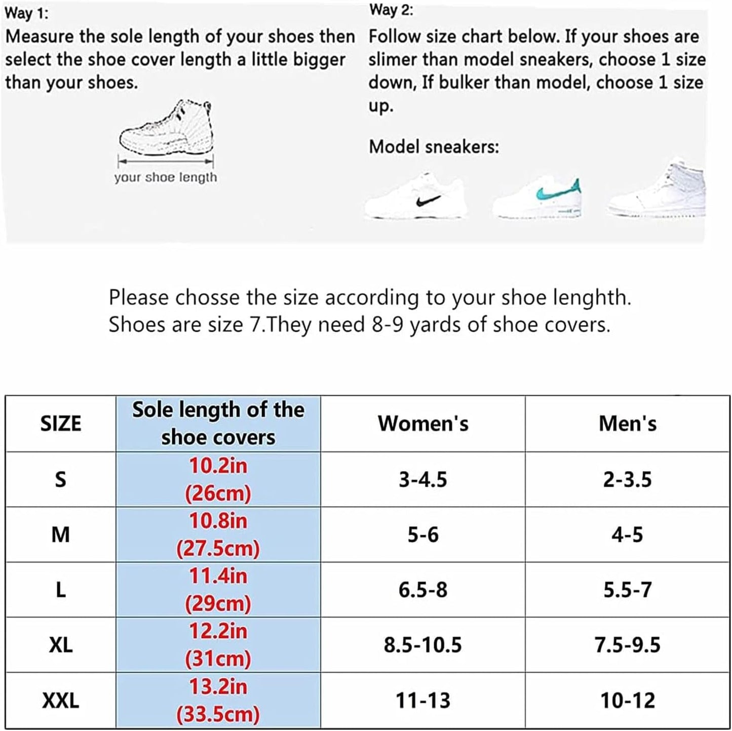 Waterproof Rain Boot Shoe Covers with Reflector