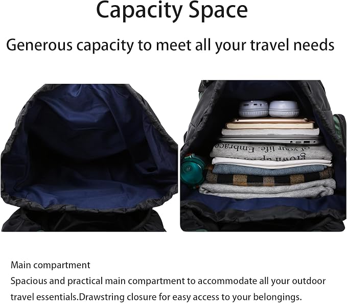 70L Hiking Backpack Large Camping Pack