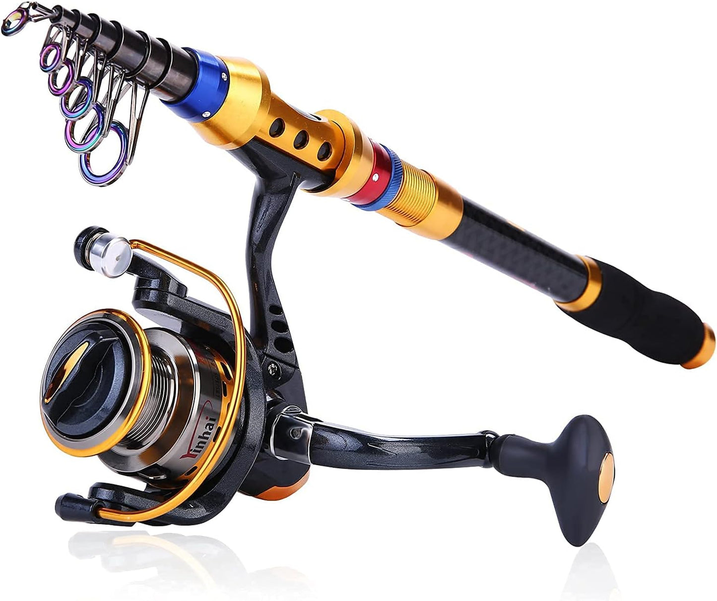 Fishing Rod Reel Combos, 24-Ton Carbon Fibre