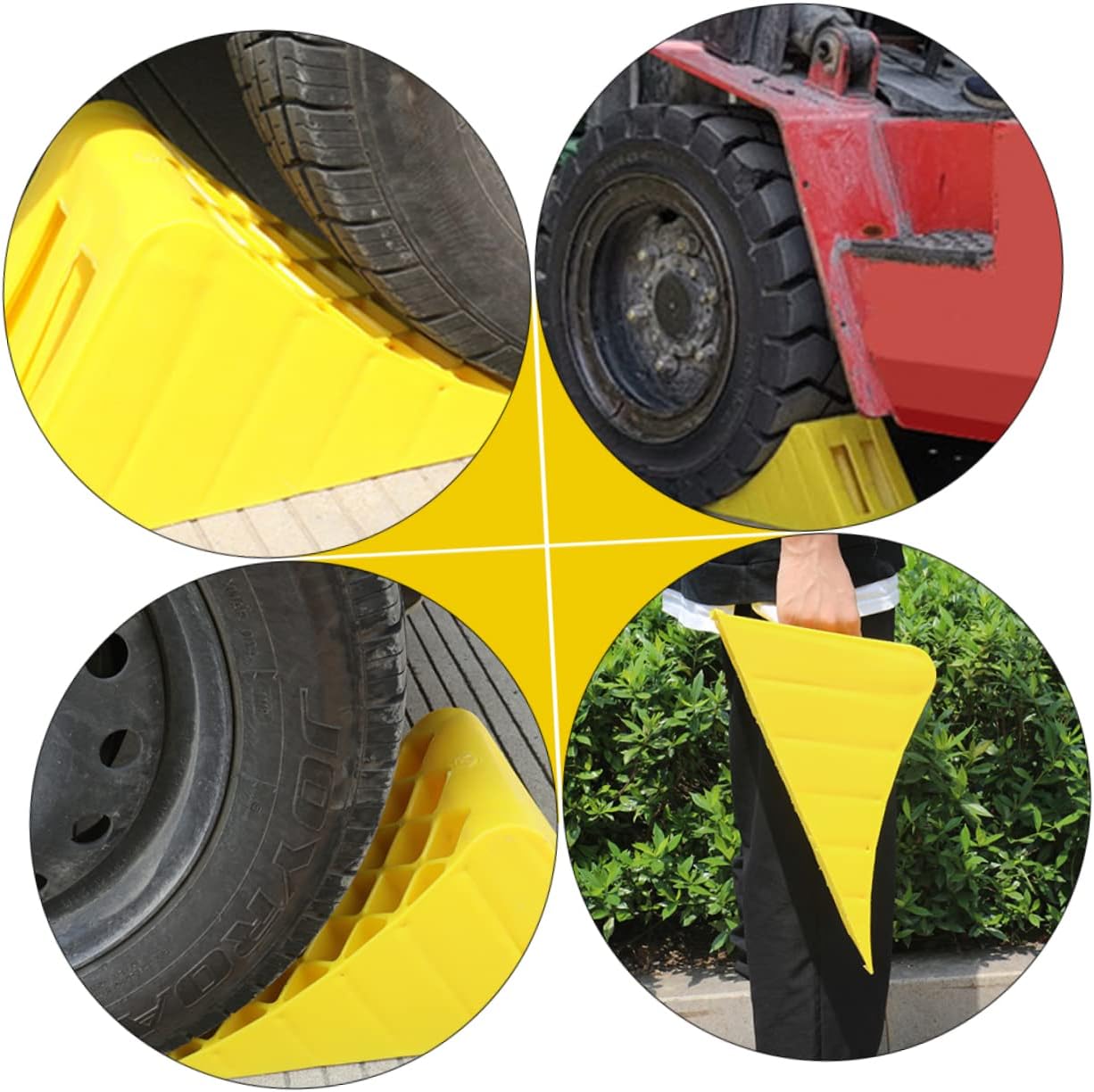 Tyre Block Heavy Duty Wheel Chocks for Cars