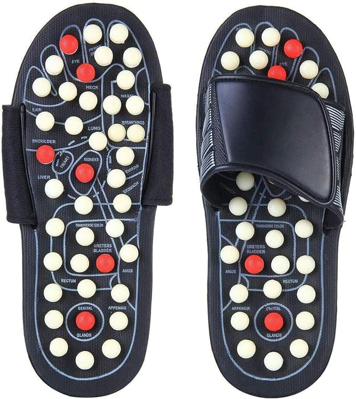 Reflexology Massage Slippers, Acupressure Foot Massager