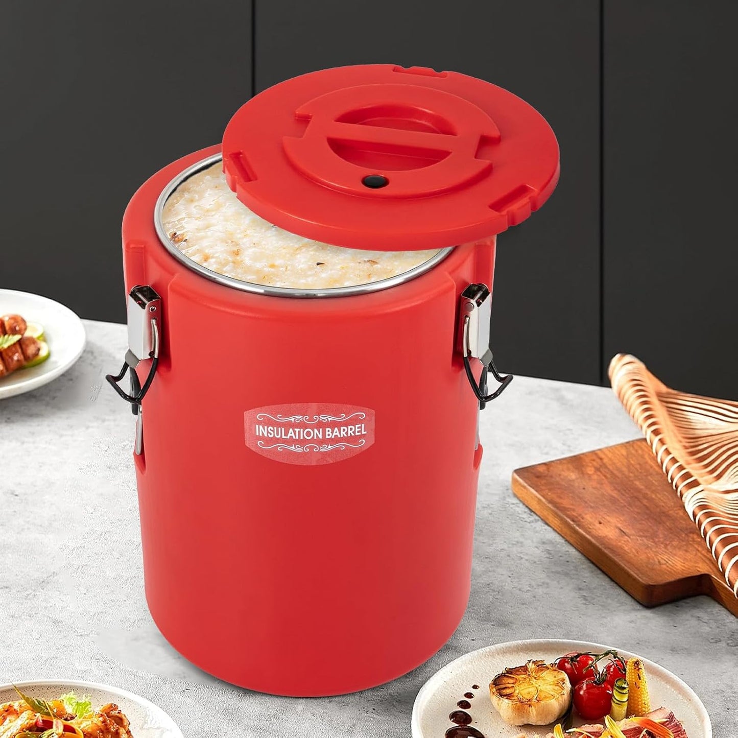 Portable Commercial Food Warmer, Insulated Bucket