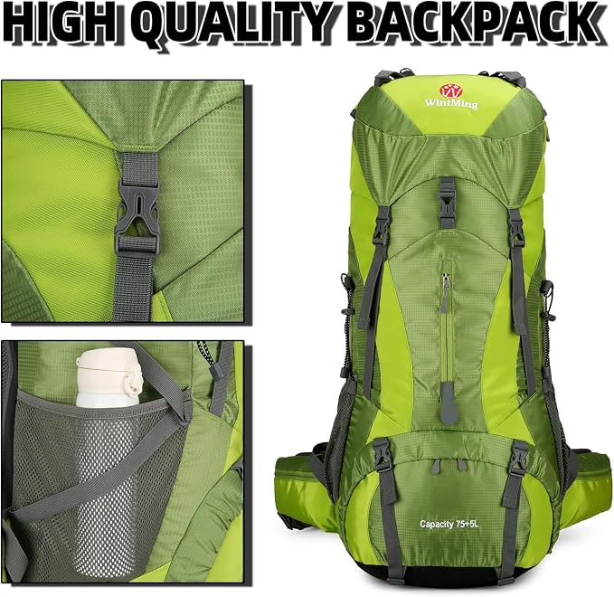 80L Hiking Backpack for Men Women Daypack Backpack Outdoor Waterproof