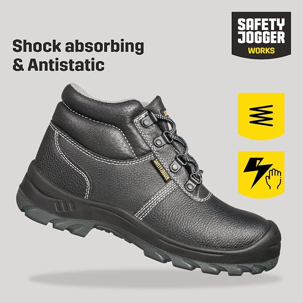 SAFETY JOGGER Bestboy Safety Shoes with Steel Toe Cap Men's Lightweight