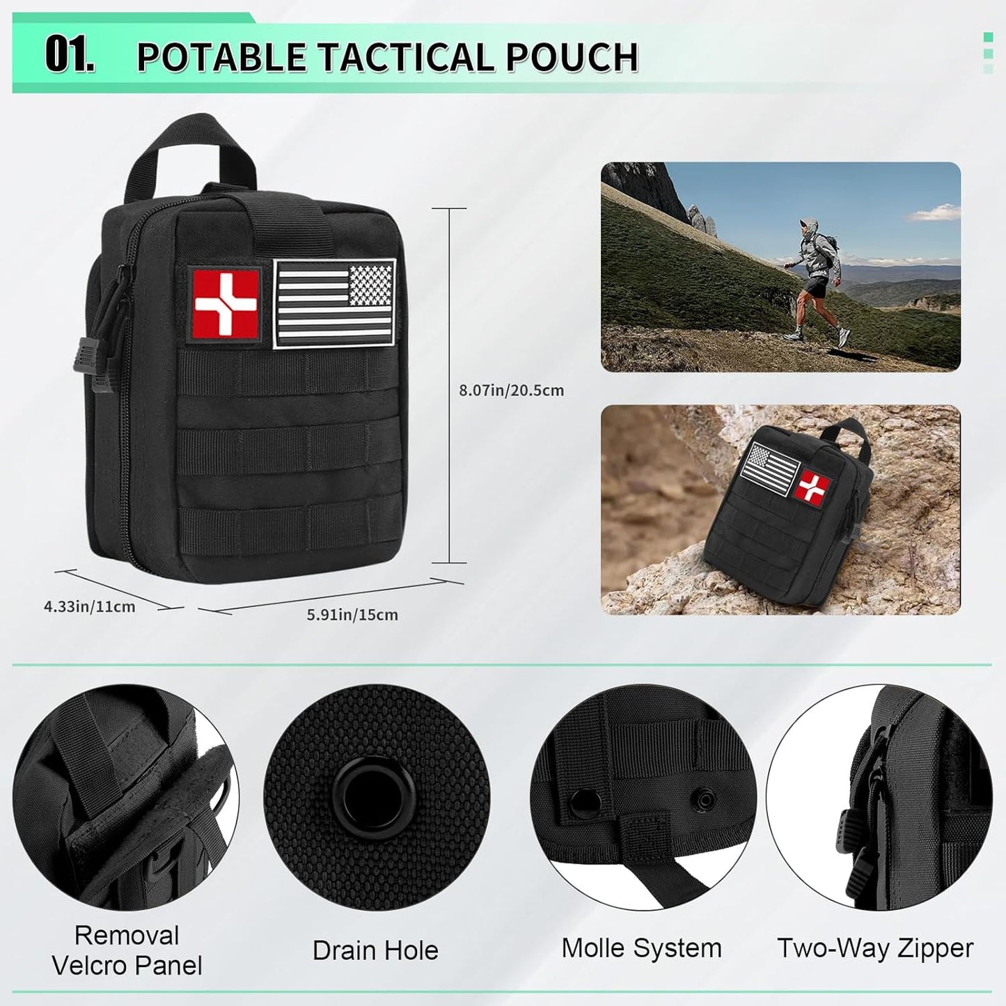 🏕️ Elite Ultimate Survival Kit 100+ Equipments  – Your Tactical Partner for Any Emergency