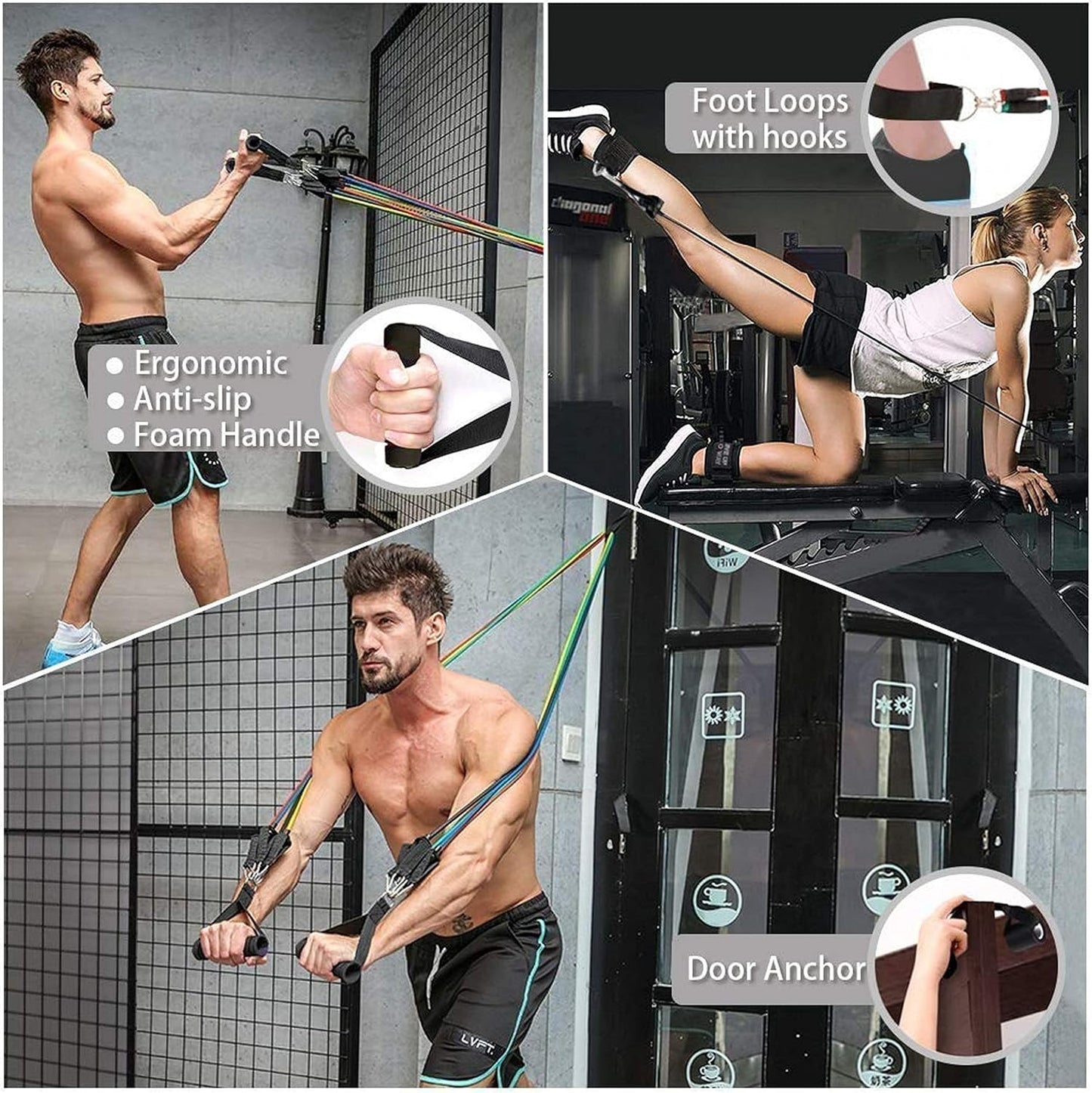 Gym Resistance Band Power Set for Workout