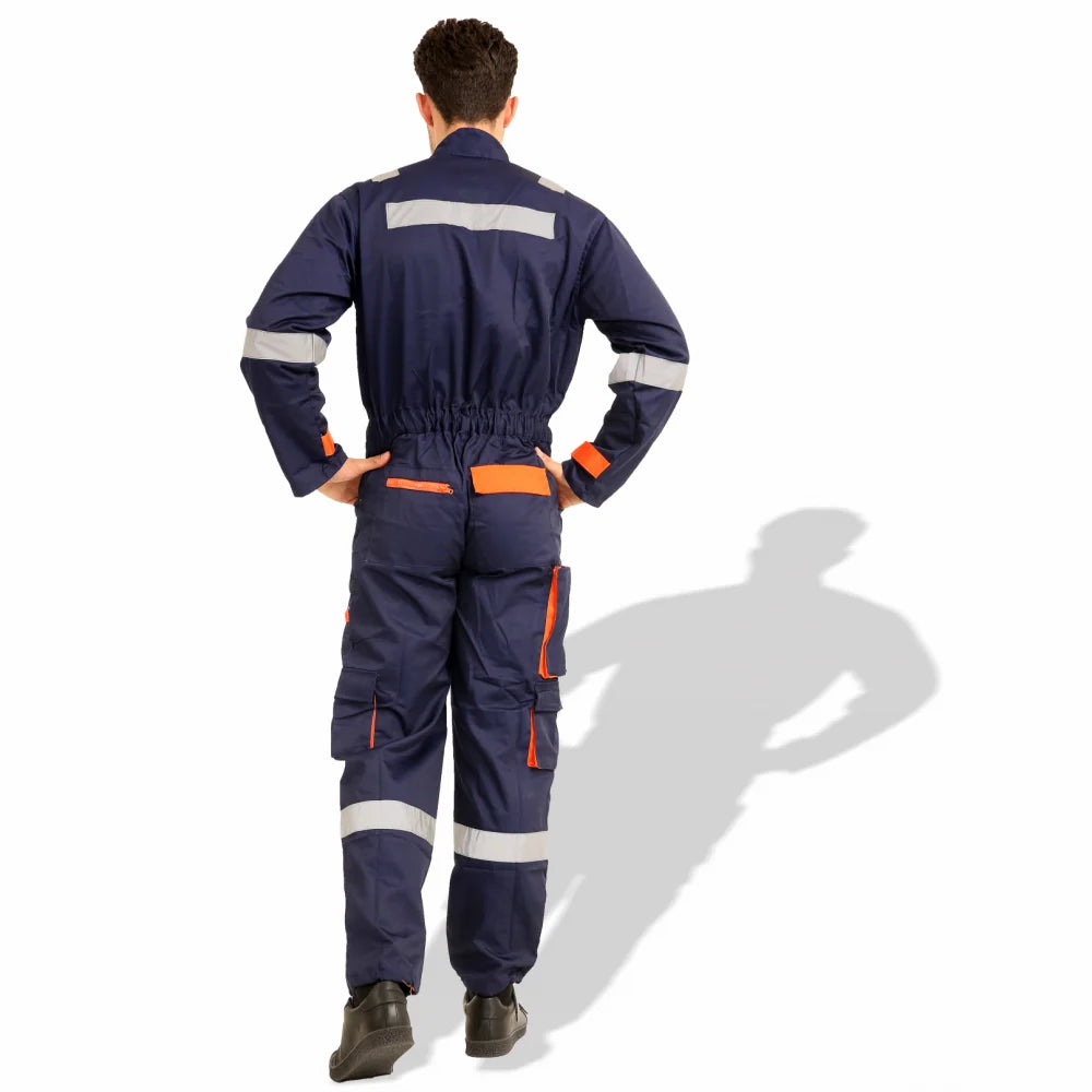 American Safety Men's European Style Coveralls Work Utility Coveralls