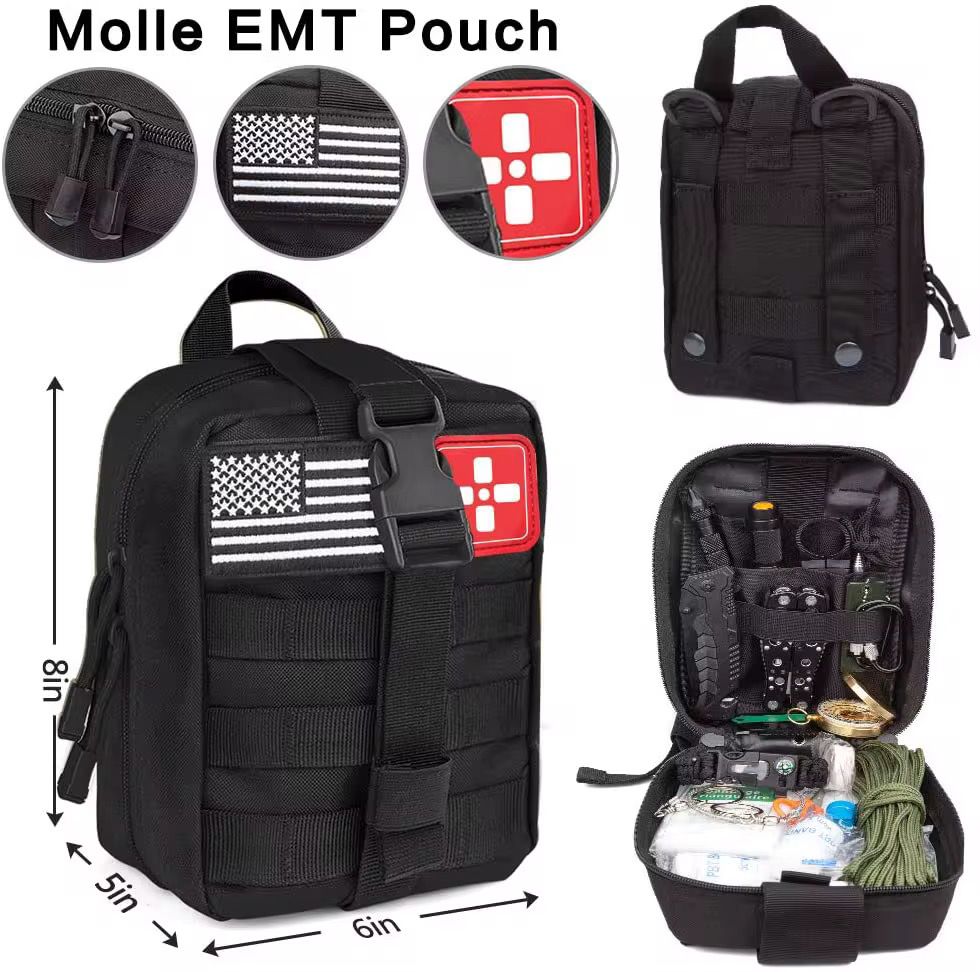 🏕️ Elite Ultimate Survival Kit 100+ Equipments  – Your Tactical Partner for Any Emergency